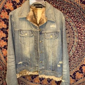 COPY - COPY - Vintage Dolce&Gabbana rabbit fur jacket that has only been worn o…